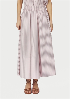 Yara long double stripe skirt Rose Neo Noir 